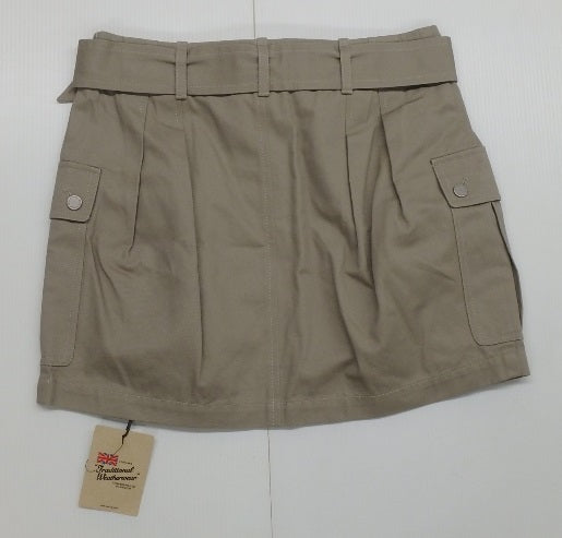 タグ付!Traditional Weather Wear トラディショナルウェザーウェアー カーゴタイトスカート ベージュ size:M囗T巛
