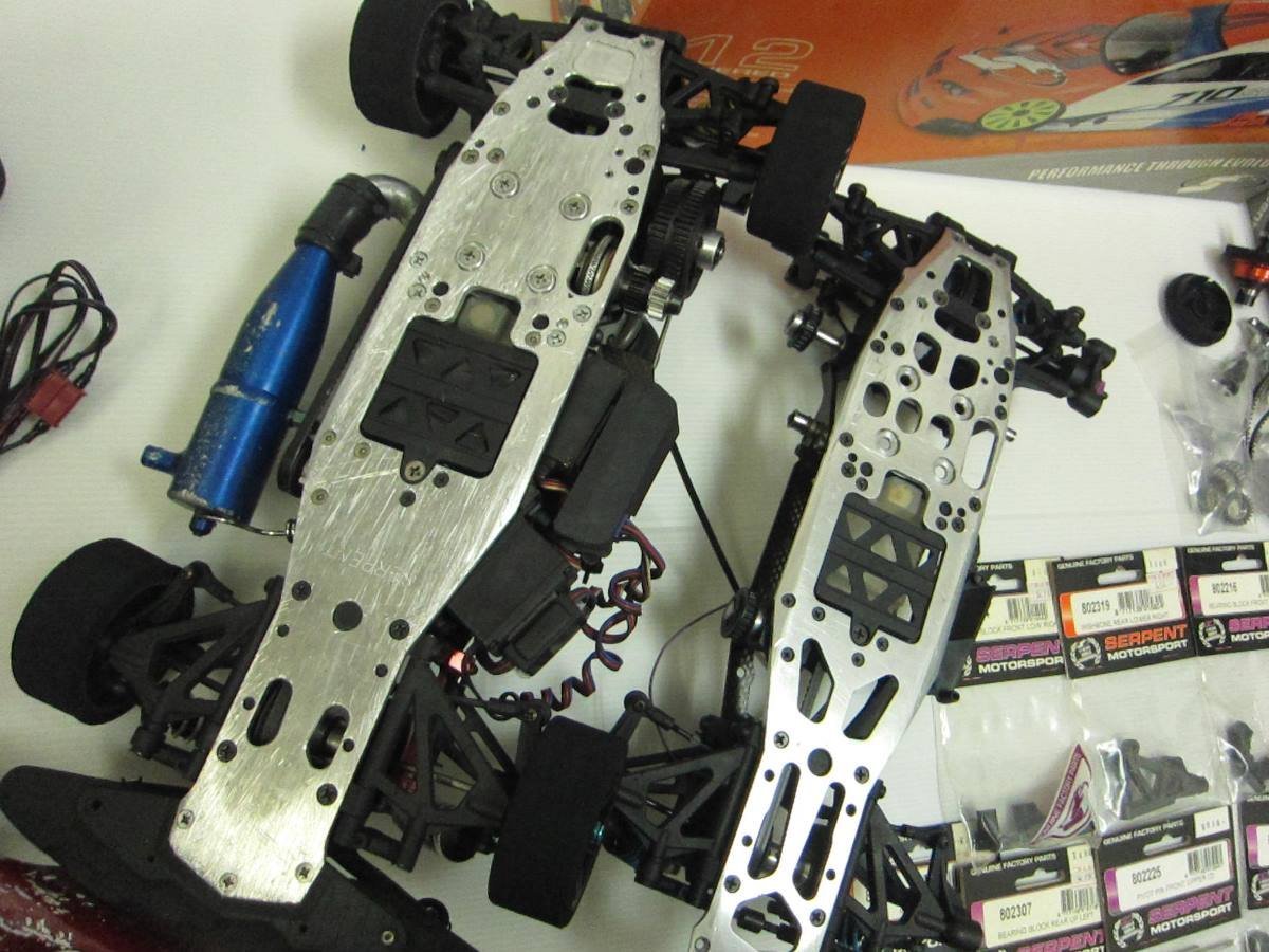 ※送料無料※ Serpent サーパント 710 エンジンカー パーツ多数付き 豪華セット 囗G巛