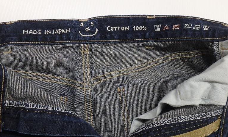 45R デニム ジーンズ インディゴ 日本製 size:5囗T巛