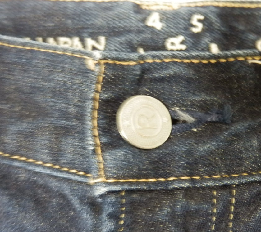 45R デニム ジーンズ インディゴ 日本製 size:5囗T巛
