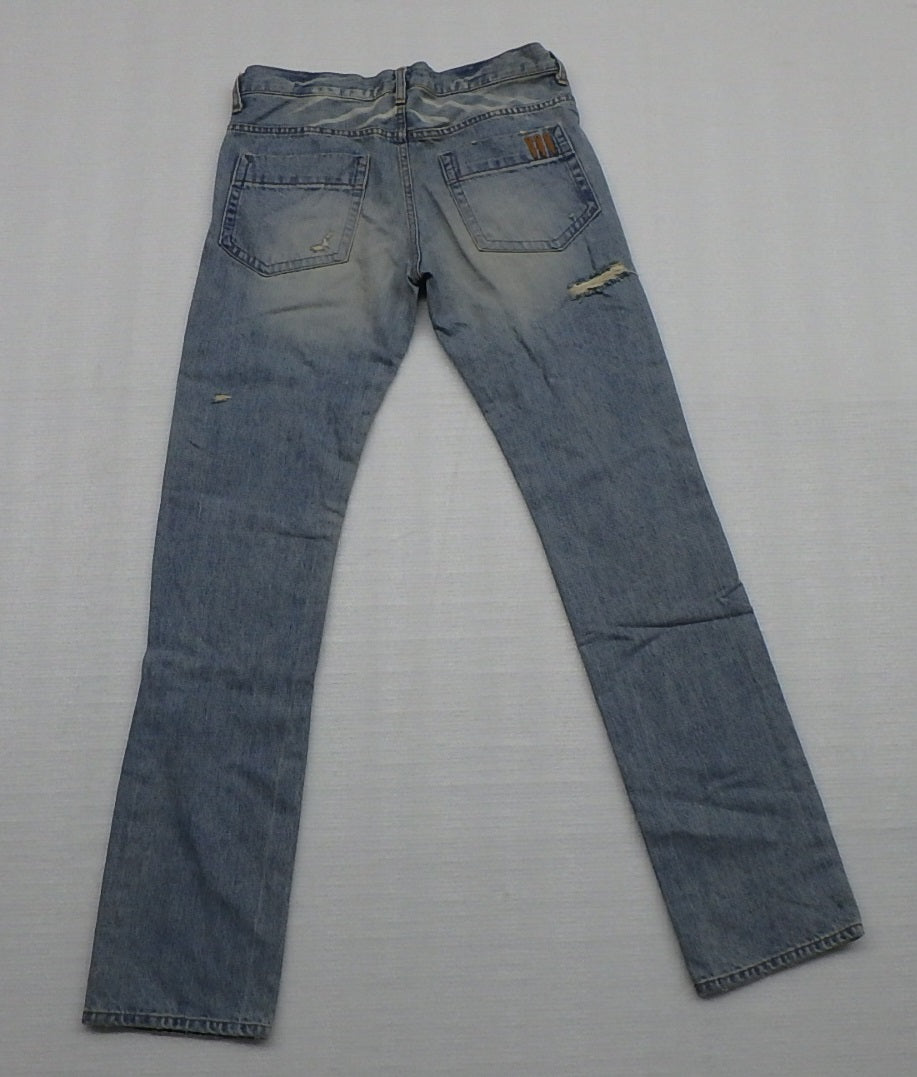 タグ付!d/him ダブルスタンダードクロッシング ダメージジーンズ 7618094 size:48囗T巛