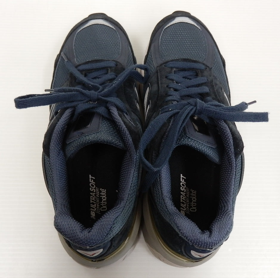 New Balance ニューバランス メンズスニーカー M990NV5 ネイビー USA製 size:25.5cm囗T巛