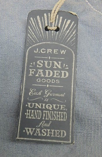 J.CREW オックスフォードシャツ コットン100% ブルー size:L囗T巛