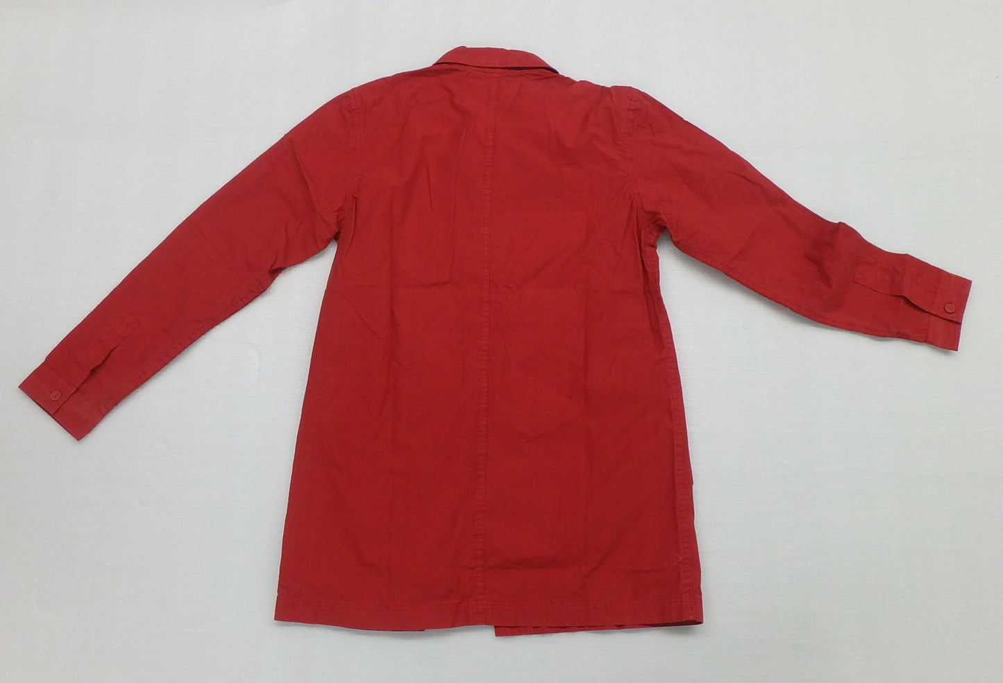 タグ付!Amanjakania アマンジャカニア 長袖コットンシャツ レッド 日本製 size:1囗T巛