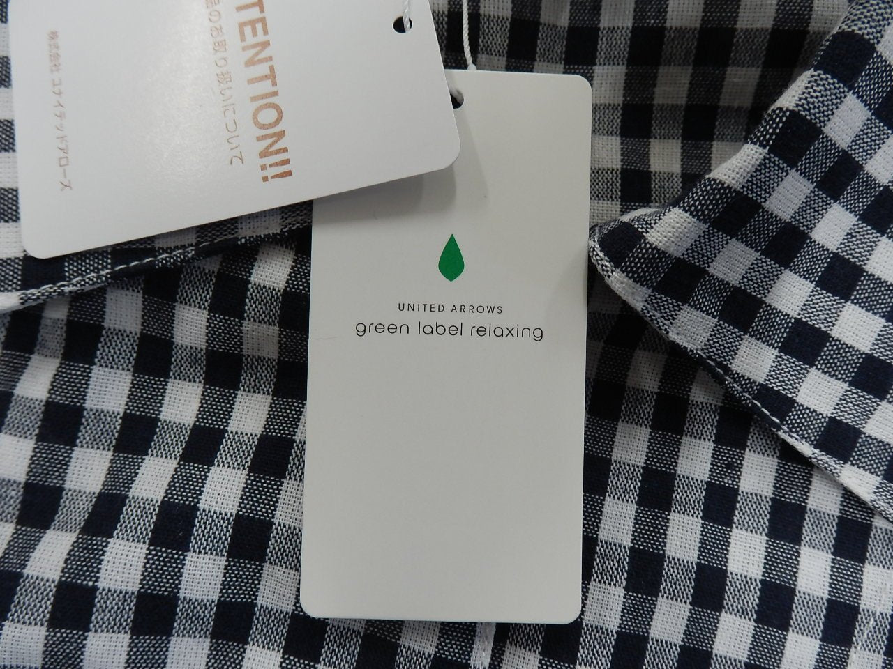 タグ付!UNITED ARROWS ユナイテッドアローズ GREEN LABEL RELAXING シャツジャケット ネイビー size:M囗T巛
