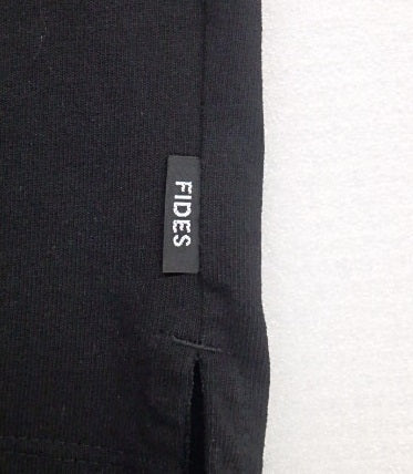 FIDES コットン ロングTシャツ 2023年サガン鳥栖選手移動着 ブラック 制菌加工 size:M囗T巛