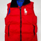 ※送料無料※ POLO RALPH LAUREN ポロラルフローレン メンズ ダウンベスト サイズXS フード欠品 古着 囗G