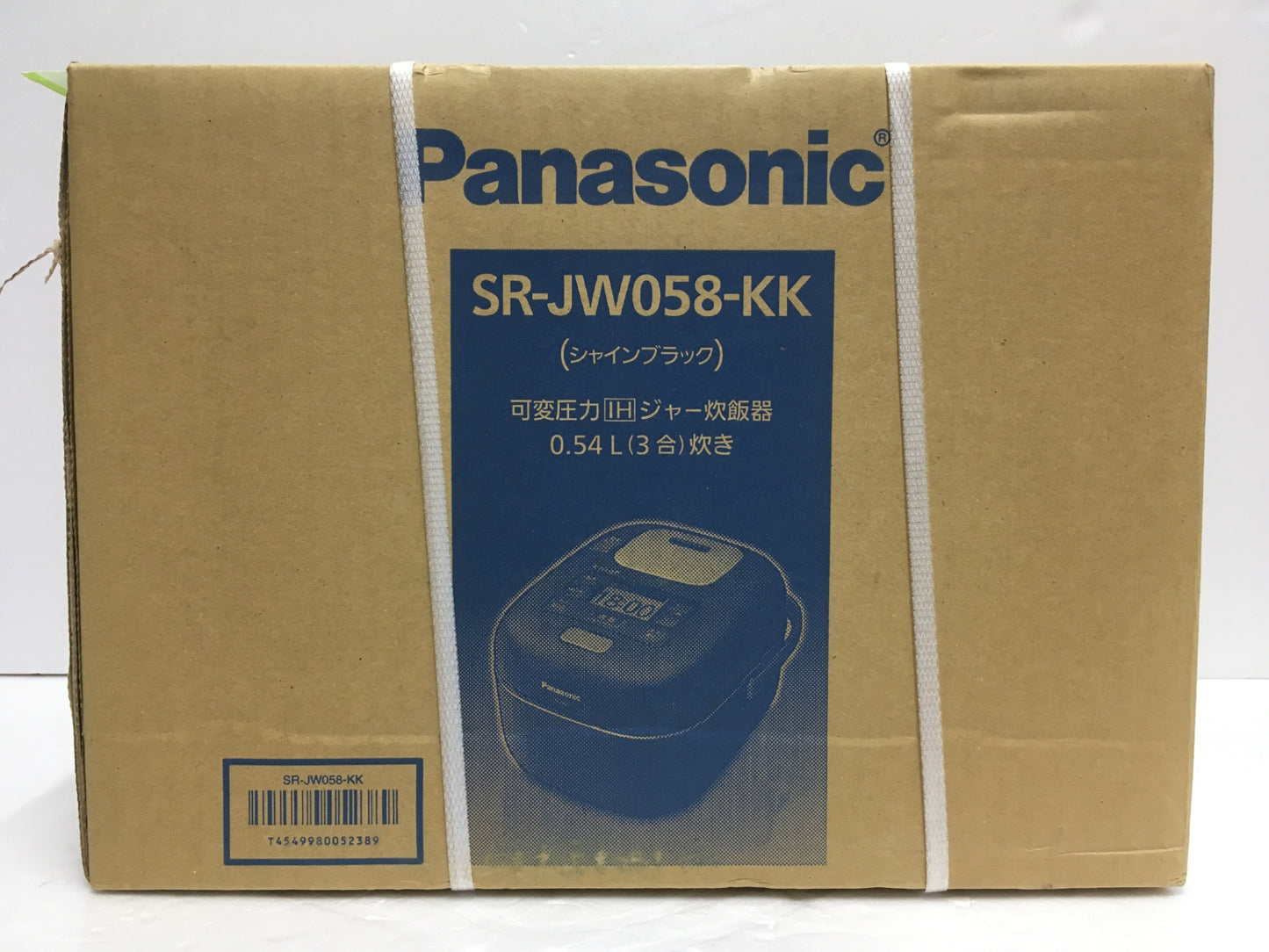 ※送料無料※ Panasonic 可変圧力IHジャー炊飯器 おどり炊き SR-JW058-KK シャインブラック 3合炊き 未開封 囗G