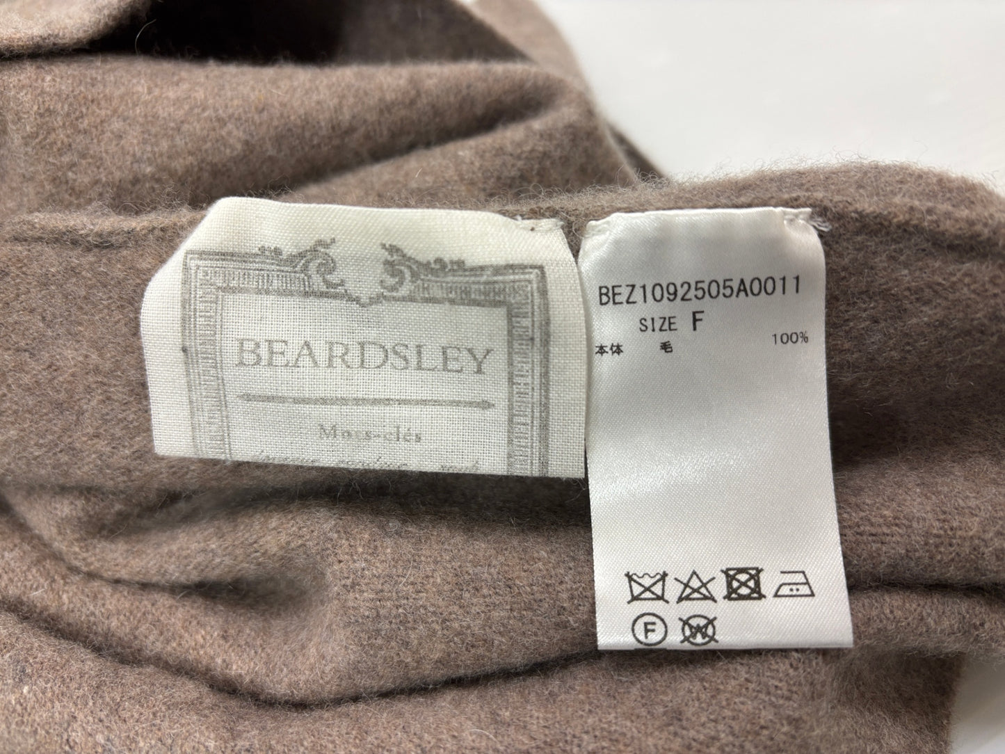 BEARDSLEY ビアズリー ニット サイズF タートルネック BEZ1092505A0011