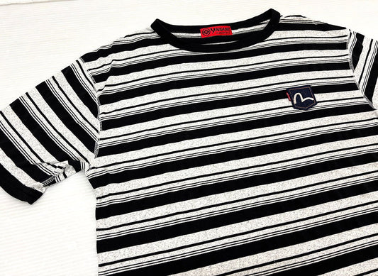 EVISU エビス Tシャツ 半袖 サイズ42 エヴィス YAMANE ボーダー