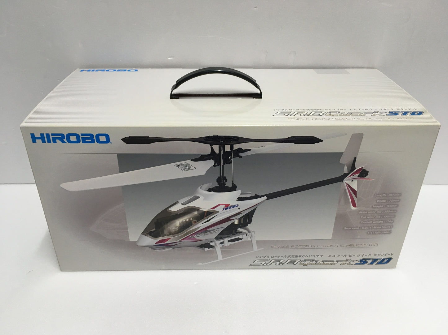 ※送料無料※ HIROBO ヒロボー シングルローター方式 電動RCヘリコプター S.R.B クオーク HL フルセット 未開封 囗G