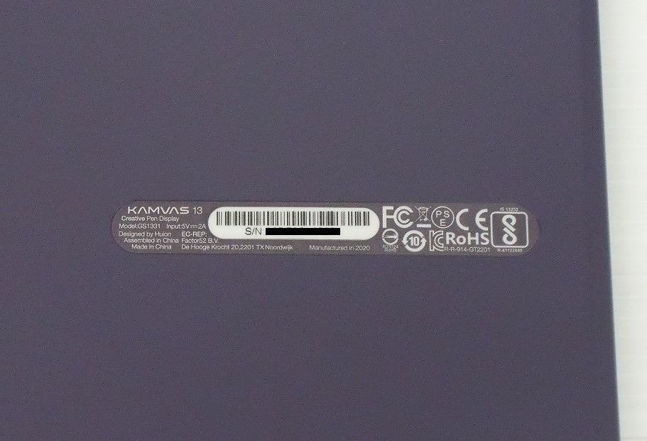 送料無料 HUION 13.3インチ液晶ペンタブレット KAMVAS13 GS1331囗T巛