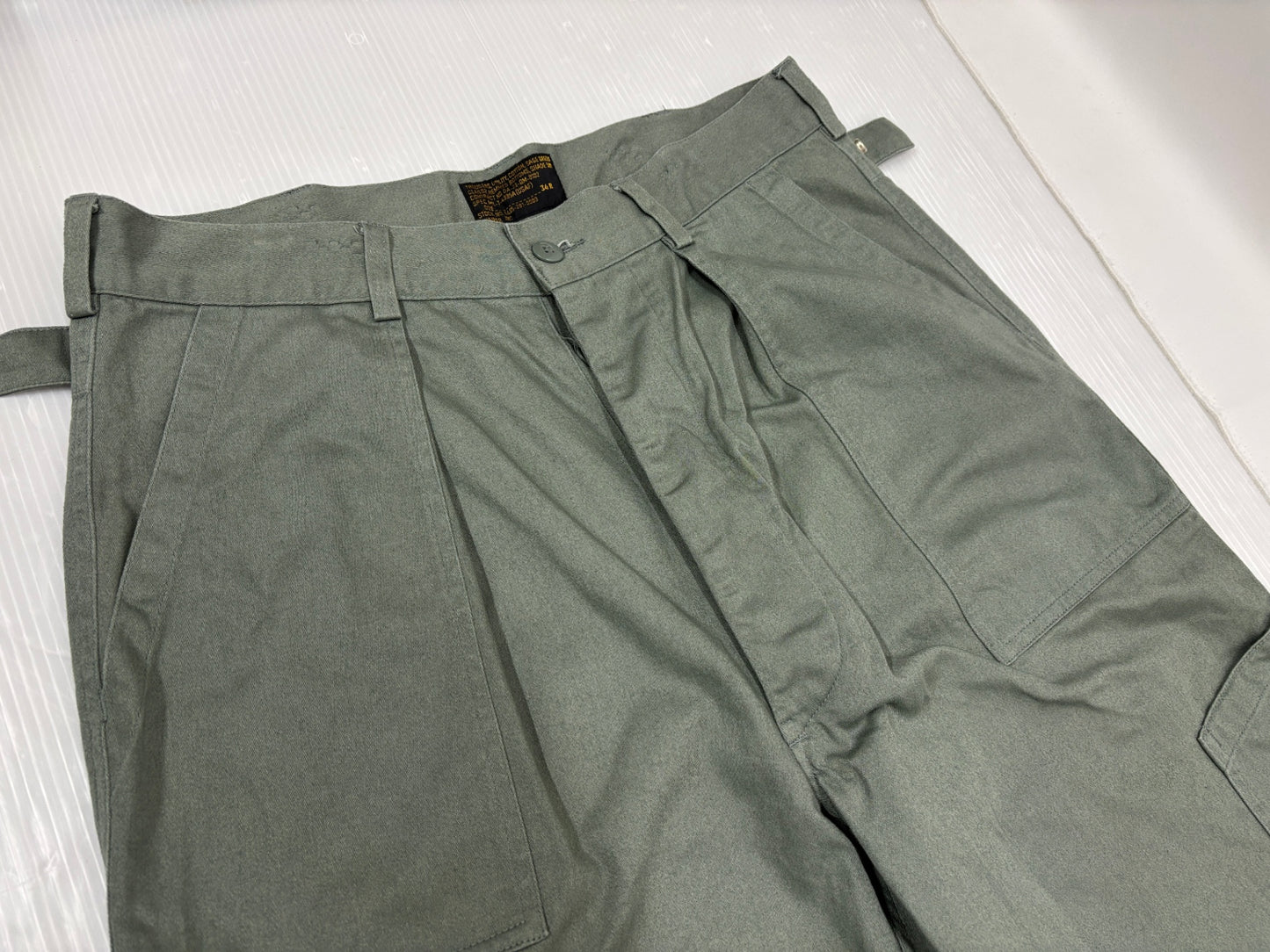 ワイパー WAIPER 米軍 U.S.AIR FORCE WP1014 コットンサテン ユーティリティ トラウザーズ パンツ サイズ34R