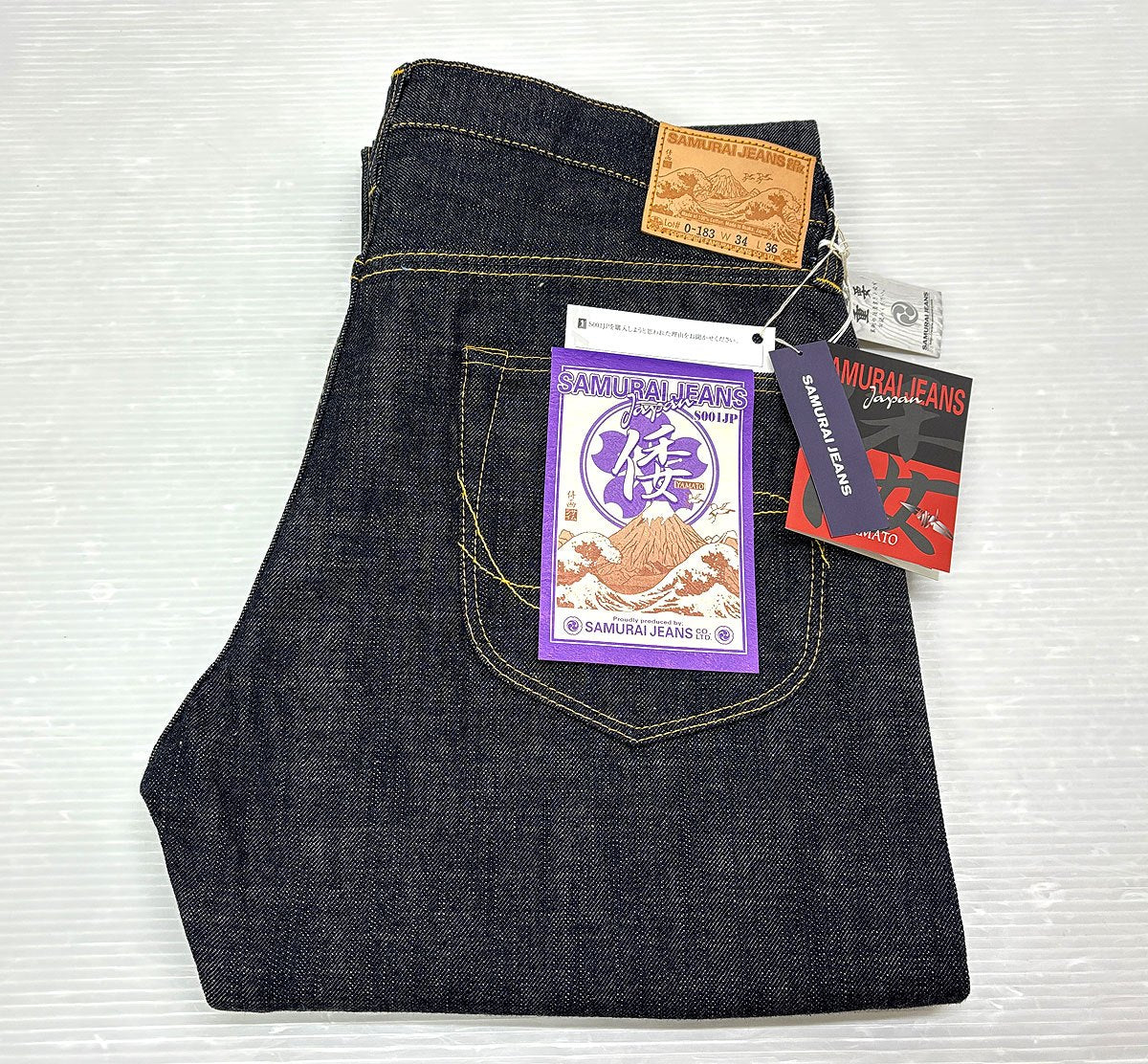 サムライジーンズ S001JP 倭モデル デニムパンツ W34 ジーンズ SAMURAI JEANS