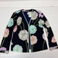 レオナール ファッション ノーカラー ジャケット ストレッチ サイズM LEONARD FASHION
