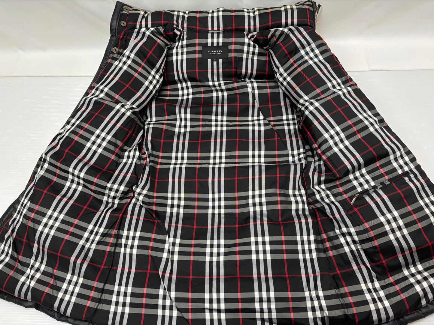 バーバリー ブラックレーベル ダウンジャケット サイズM BURBERRY BLACK LABEL