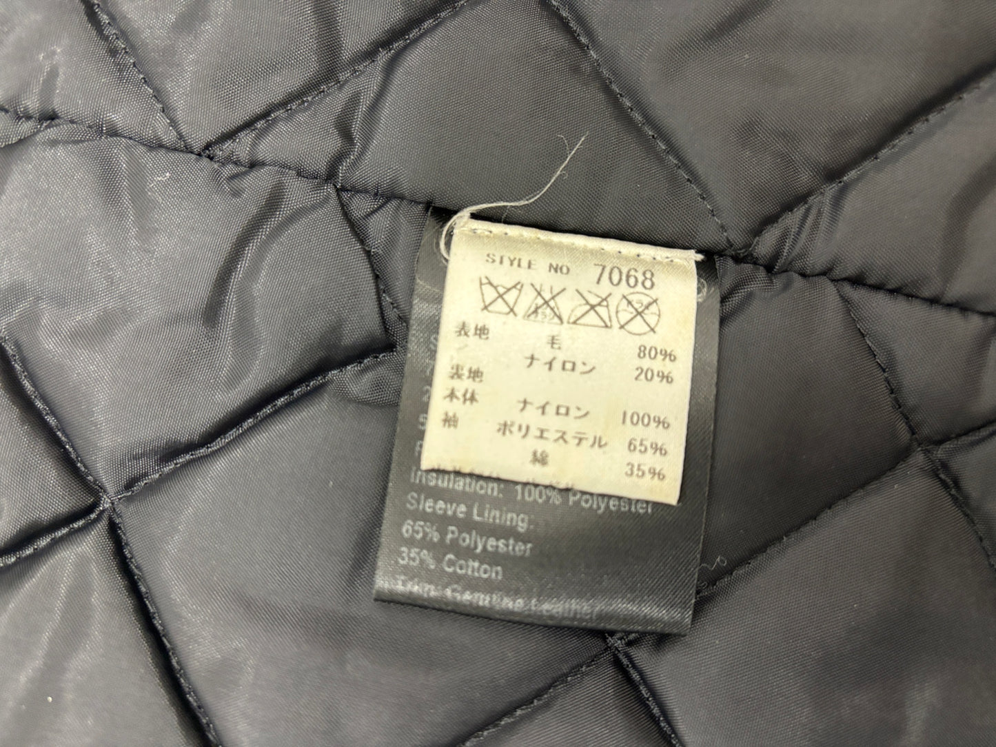 ショット ジップ ピーコート サイズ38 Schot 769 7068 肉厚 ワンスター