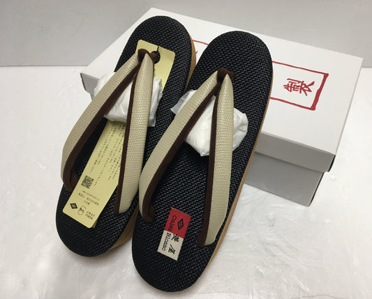 ※送料無料※ 菱屋謹製 カレンブロッソ カフェ草履 No.20 サイズM 囗G