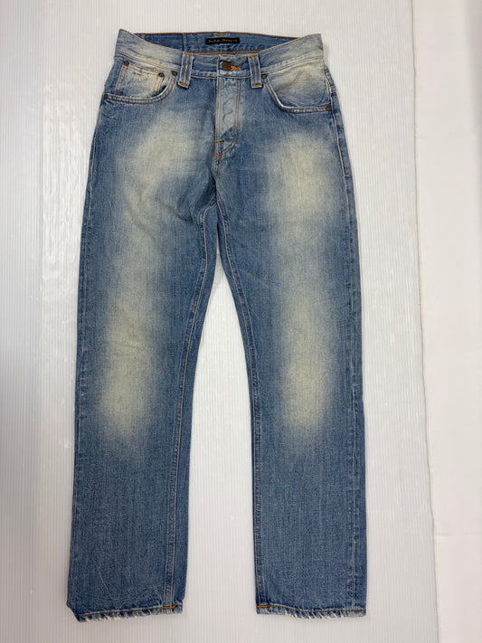 ヌーディージーンズ USED加工 デニムパンツ チェーンステッチ W30 L30 NJ2224 EVEN STEVEN イーブン スティーブン Nudie Jeans
