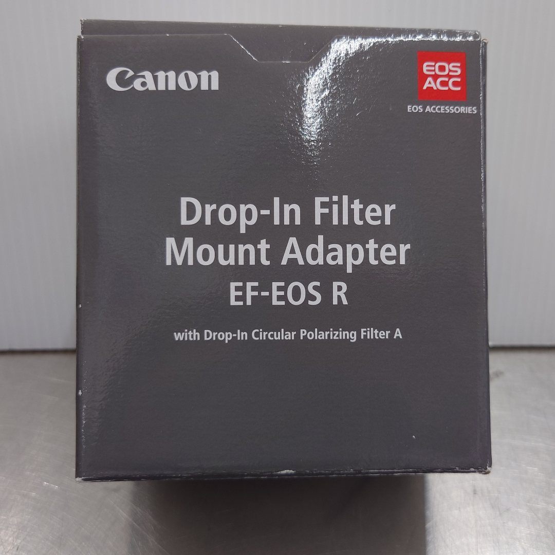 Canon　キャノン　ドロップインフィルターマウントアダプター　EF-EOS R　中古品　囗T巛