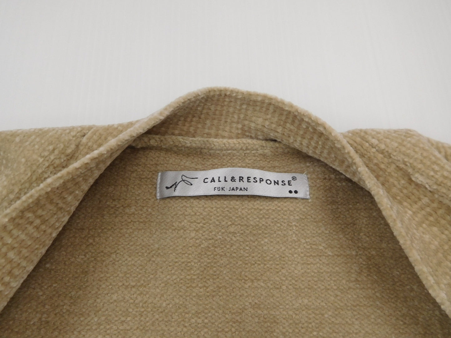 CALL&RESPONCE コールアンドレスポンス ニットカーディガン ベージュ size:2(M)囗T巛