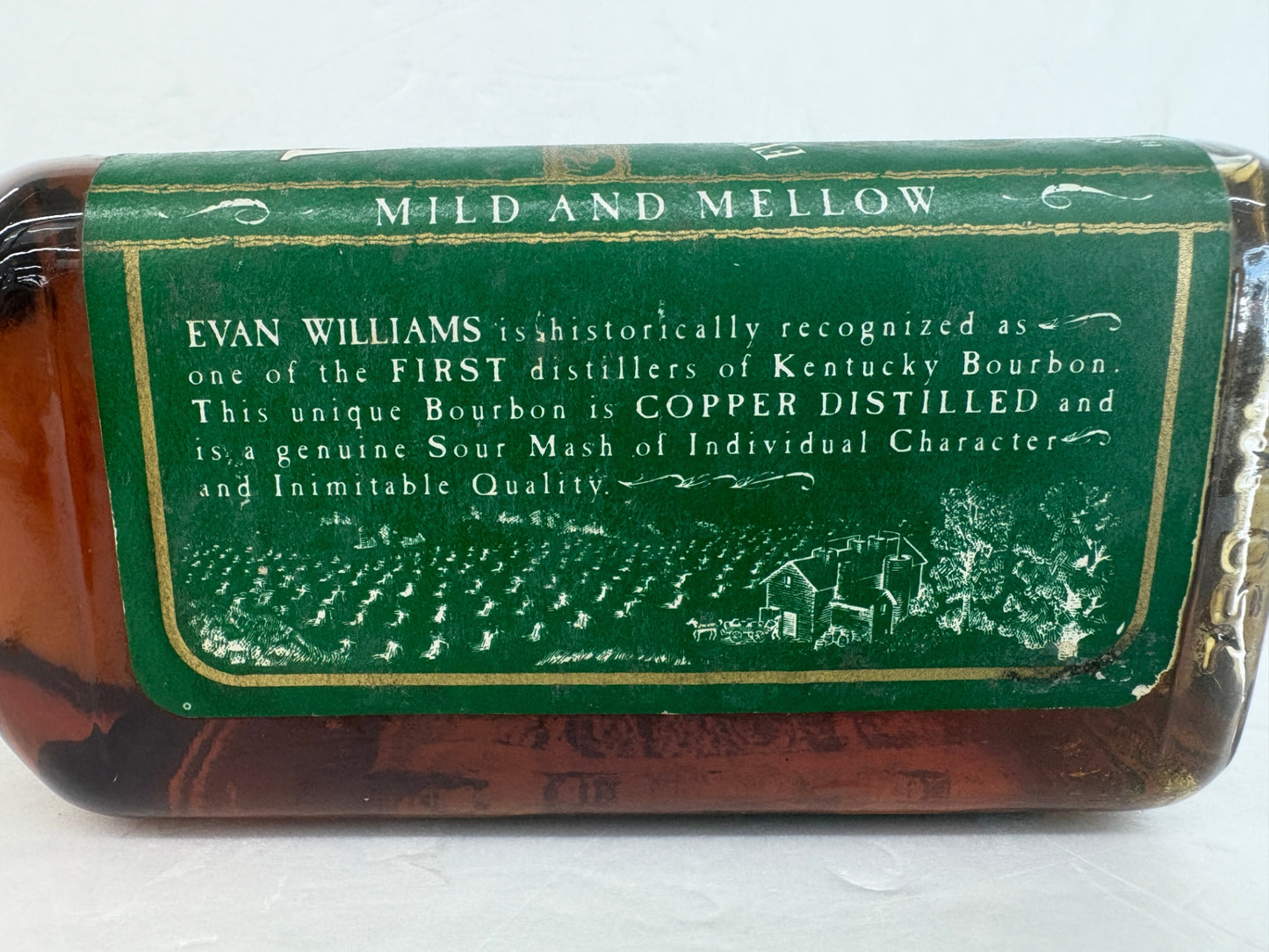 エヴァンウィリアムス 7年 グリーンラベル ウイスキー 未開栓 750ml 43% Evan Williams 7 Years Old バーボン 特級 古酒
