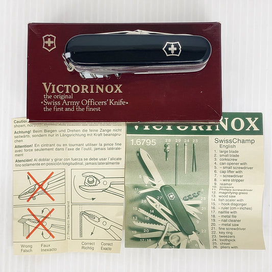 VICTORINOX ビクトリノックス スイスチャンプ 1.6795.3 マルチツール 黒