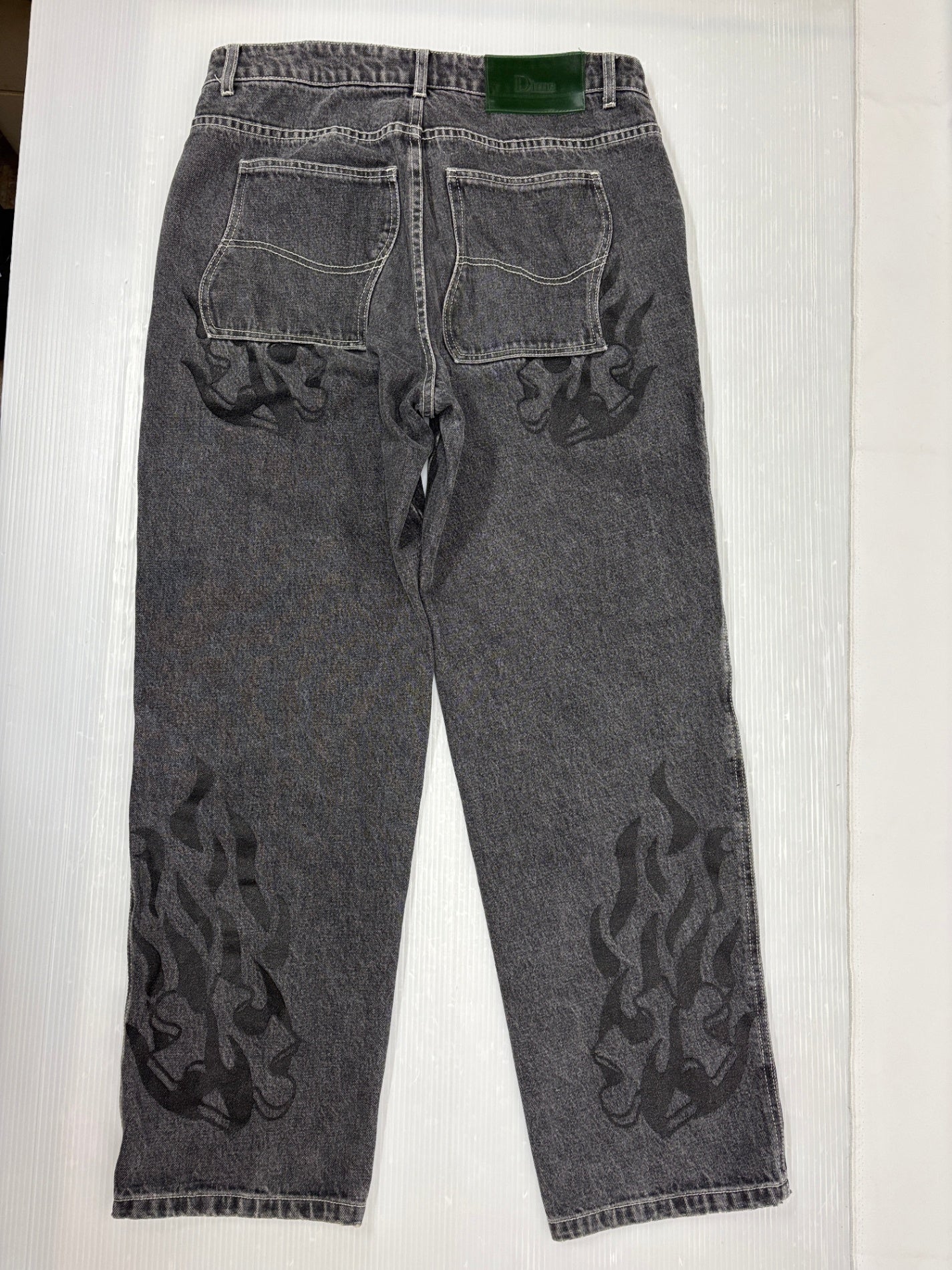 ダイム デニムパンツ サイズM　Dime FLAMEPUZZ RELAXED DENIM PANTS BLACK WASHED