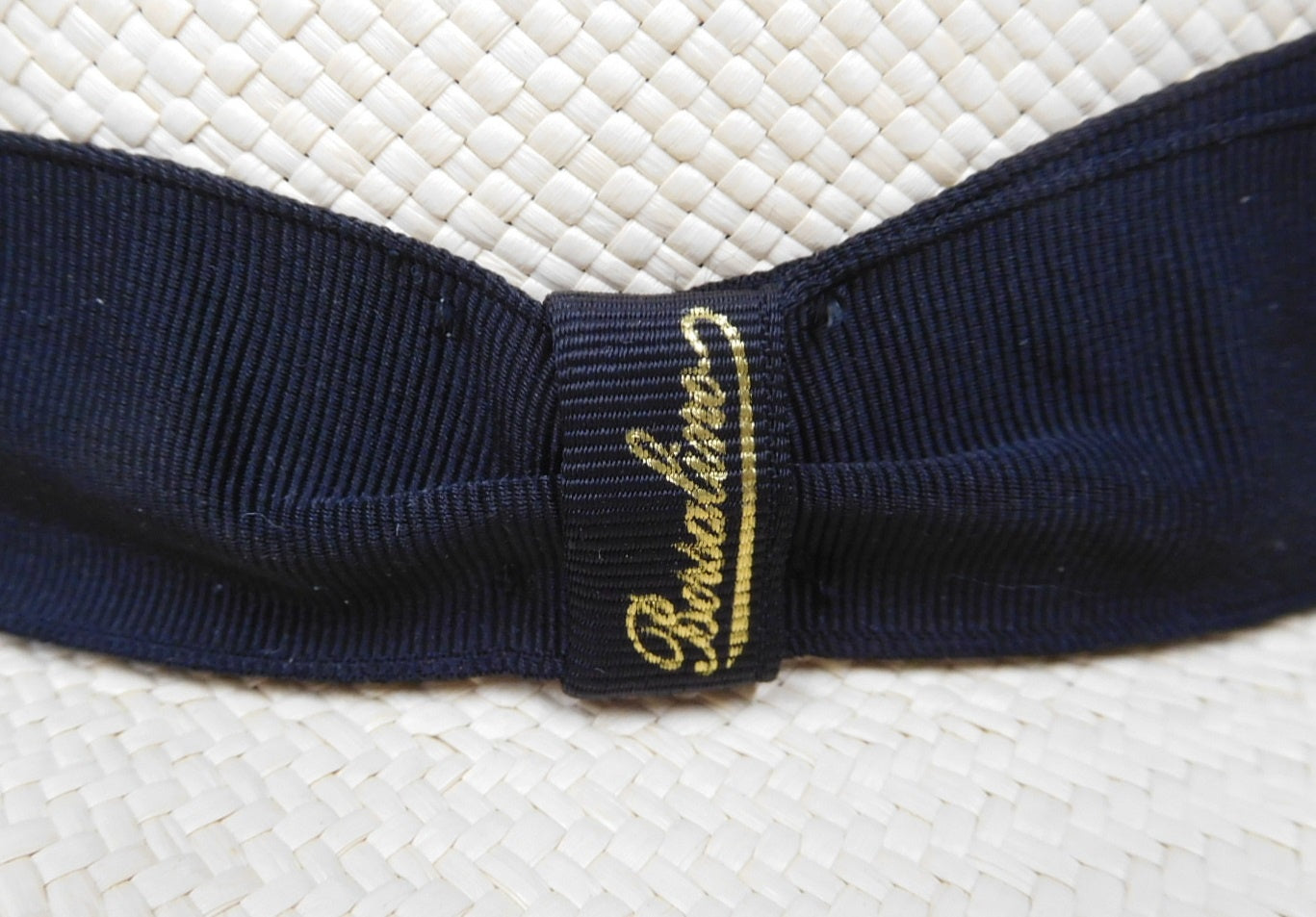 タグ付！BORSALINO ボルサリーノ 中折れパナマハット イタリア製 size:63囗T巛