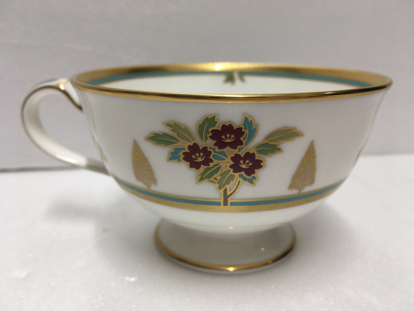 ※送料無料※ Noritake ノリタケ OASIS VERT オアシスヴェール カップ＆ソーサー 5客セット 長期保管 未使用品 囗G