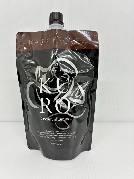 VR クロクリームシャンプー ダークブラウン 400g