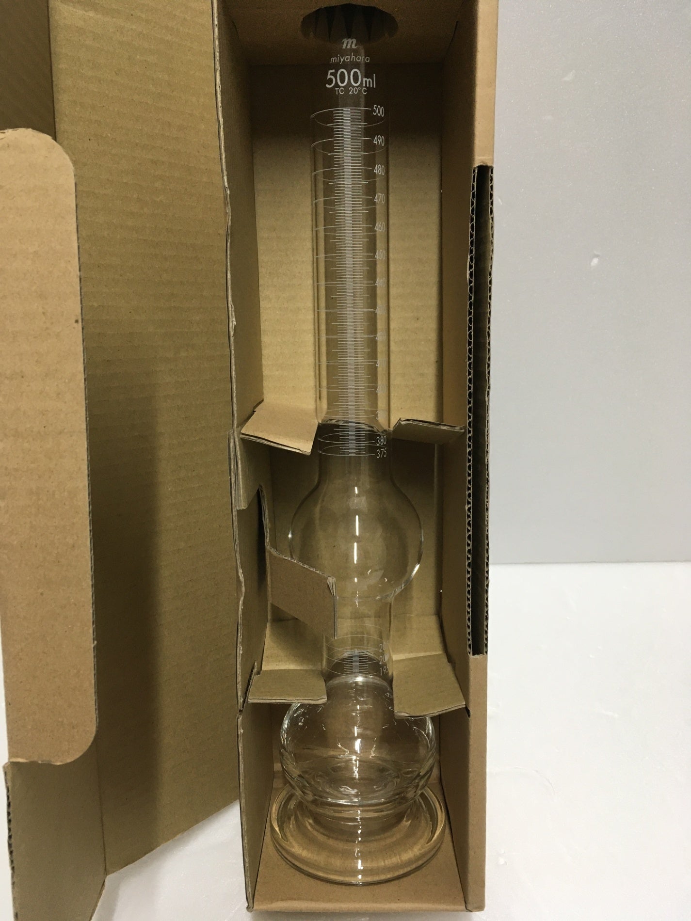 ※送料無料※ 宮原計量器 チャップマン フラスコ 500ml 長期保管 未使用相当 囗G