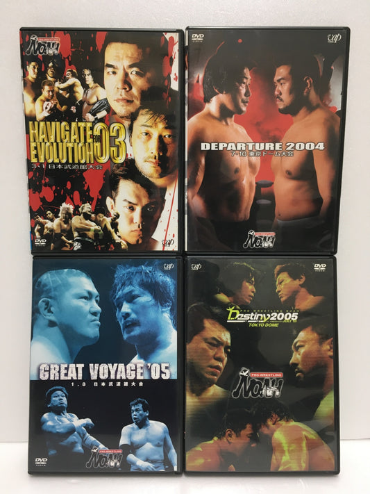 ※送料無料※ PRO-WRESTLING NOAH プロレスリング ノア DVD4枚セット 中古 囗G