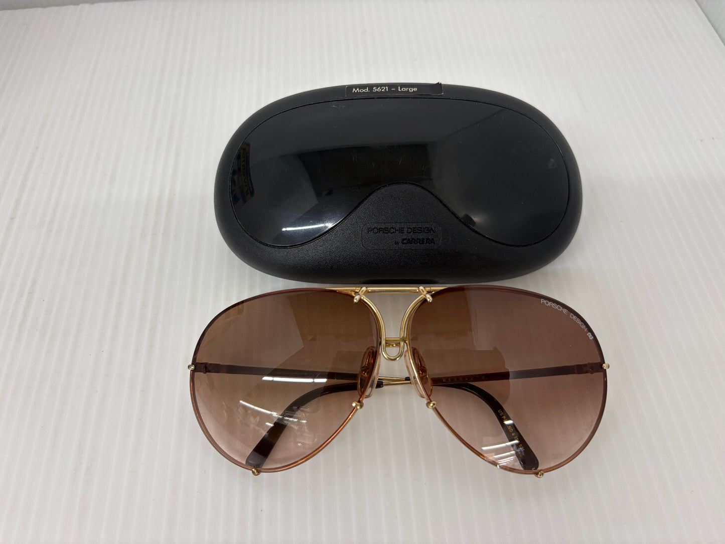 PORSCHE DESIGN by CARRERA 5621 Large オーストリア製 サングラス ケース付 ポルシェデザイン カレラ ティアドロップ