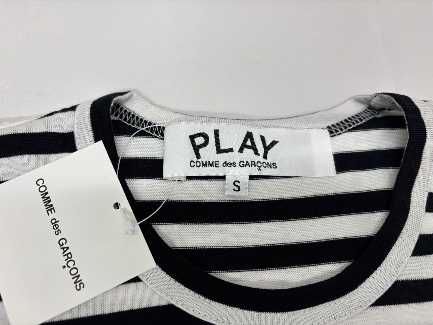 プレイ コムデギャルソン ボーダー 長袖 Tシャツ ロンT サイズS COMME des GARÇONS PLAY