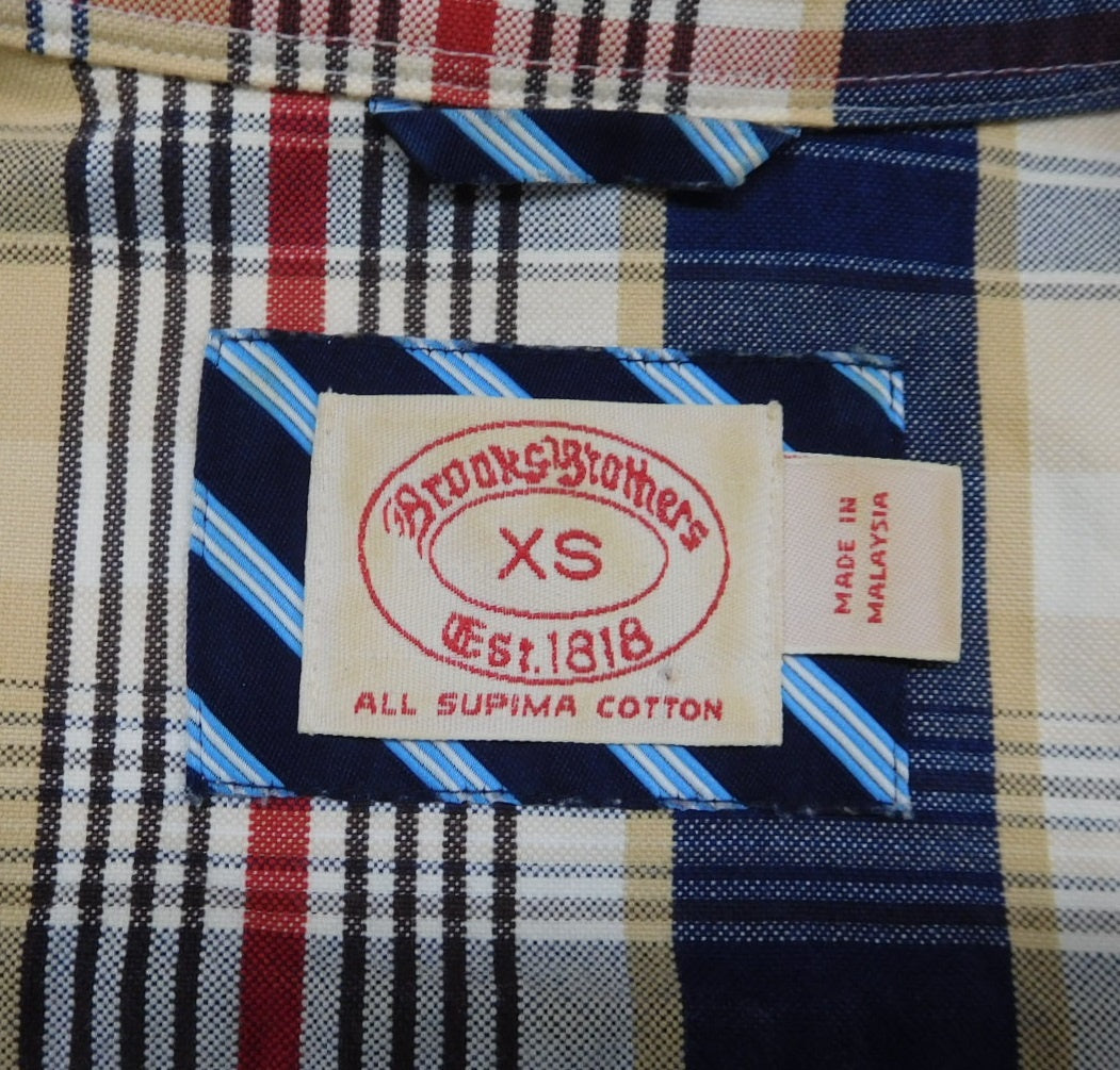 Brooks Brothers ブルックスブラザーズ 長袖シャツ コットン100％ size:XS囗T巛