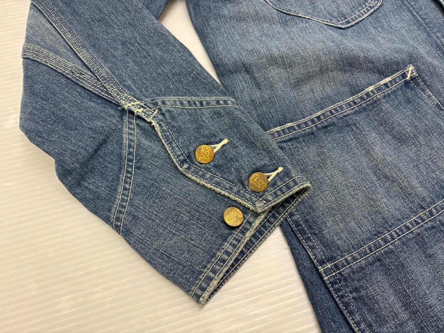 Lee LT0584 カバーオール 美品 LOCO JACKET リー ロコ デニム ジャケット USED加工 サイズL