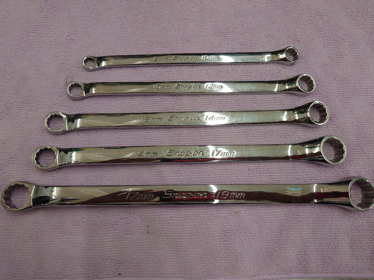 snap-on　スナップオン　メガネレンチ５本セット　XBM-810A　～1719A　囗T巛