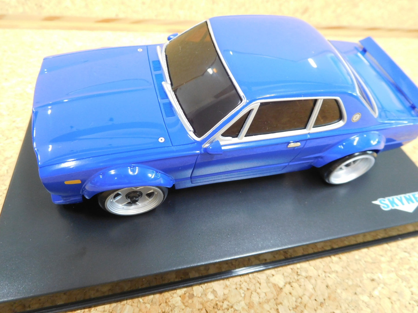 送料無料 SKY NET オートスケールコレクション シャコタンブギ ジュンちゃんのハコスカ(青) 囗T巛