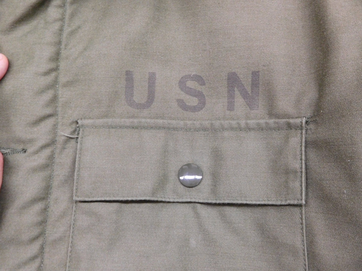 U.S.ARMY A-2ジャケット デッキジャケット 8415-00-753-5611 85年製 size:SMALL 34-36囗T巛