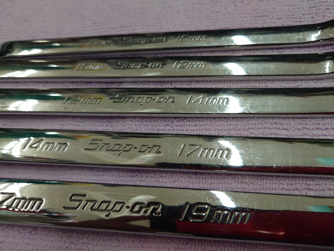 snap-on　スナップオン　メガネレンチ５本セット　XBM-810A　～1719A　囗T巛
