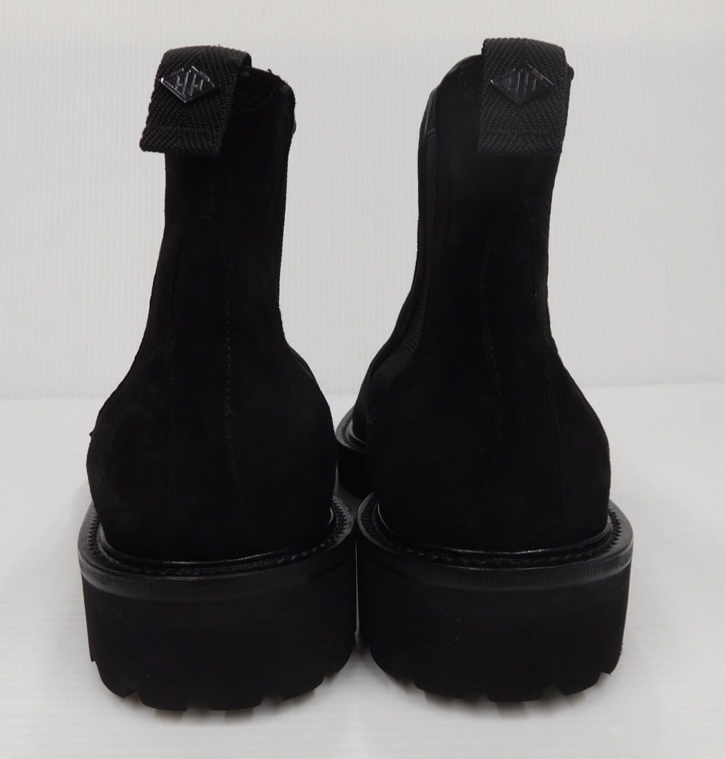 WH BEKKU HOMME別注 干場スペシャル 撥水スエードサイドゴアブーツ WHSP0700S ブラック size:8.5囗T巛