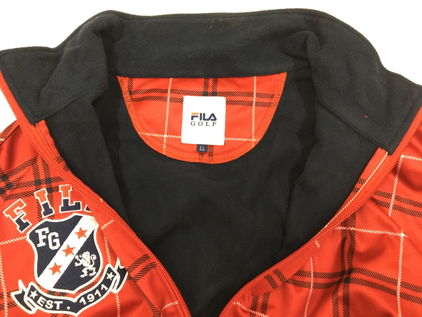 ※送料無料※ FILA GOLF フィラゴルフ メンズ フルジップ ボンディングブルゾン サイズLL タグ付き 囗G