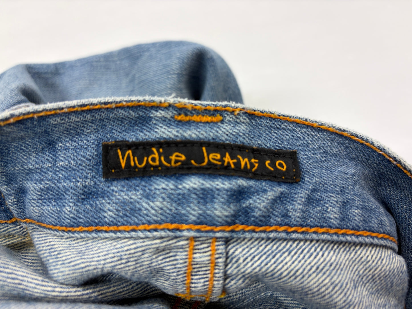 ヌーディージーンズ USED加工 デニムパンツ チェーンステッチ W30 L30 NJ2224 EVEN STEVEN イーブン スティーブン Nudie Jeans