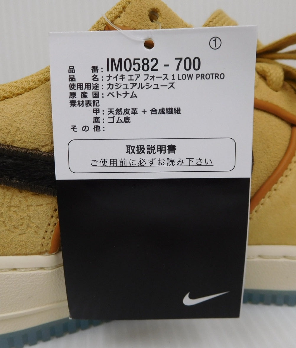 NIKE ナイキ KOBE BRYANT コービーブライアント AIR FORCE 1 LOW PROTRO エアフォースワン ロー IM0582-700  ベージュ size:26.5cm囗T巛