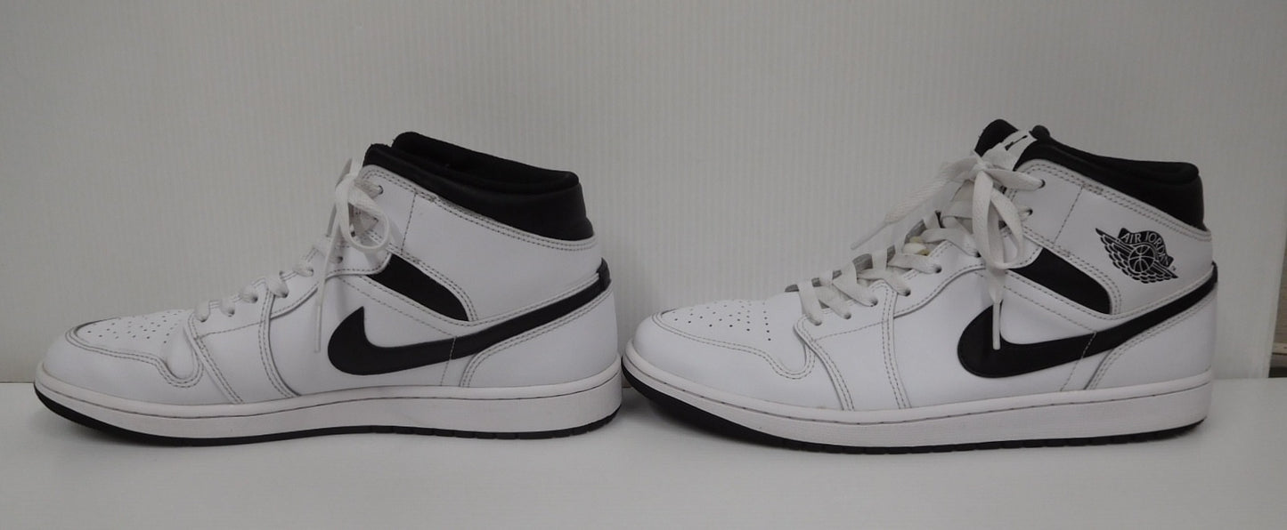 NIKE ナイキ AIR JORDAN 1 MID エア ジョーダン 1 ミッド ホワイト・ブラック DQ8426-132 size:29.5cm囗T巛