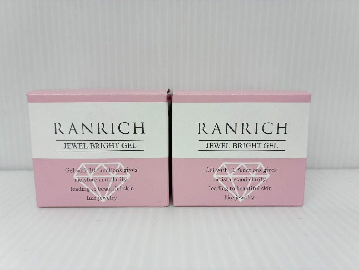 RANRICH 美白オールインワン 宝石ジェル 50g×2 卵白ホイップ石鹸 1