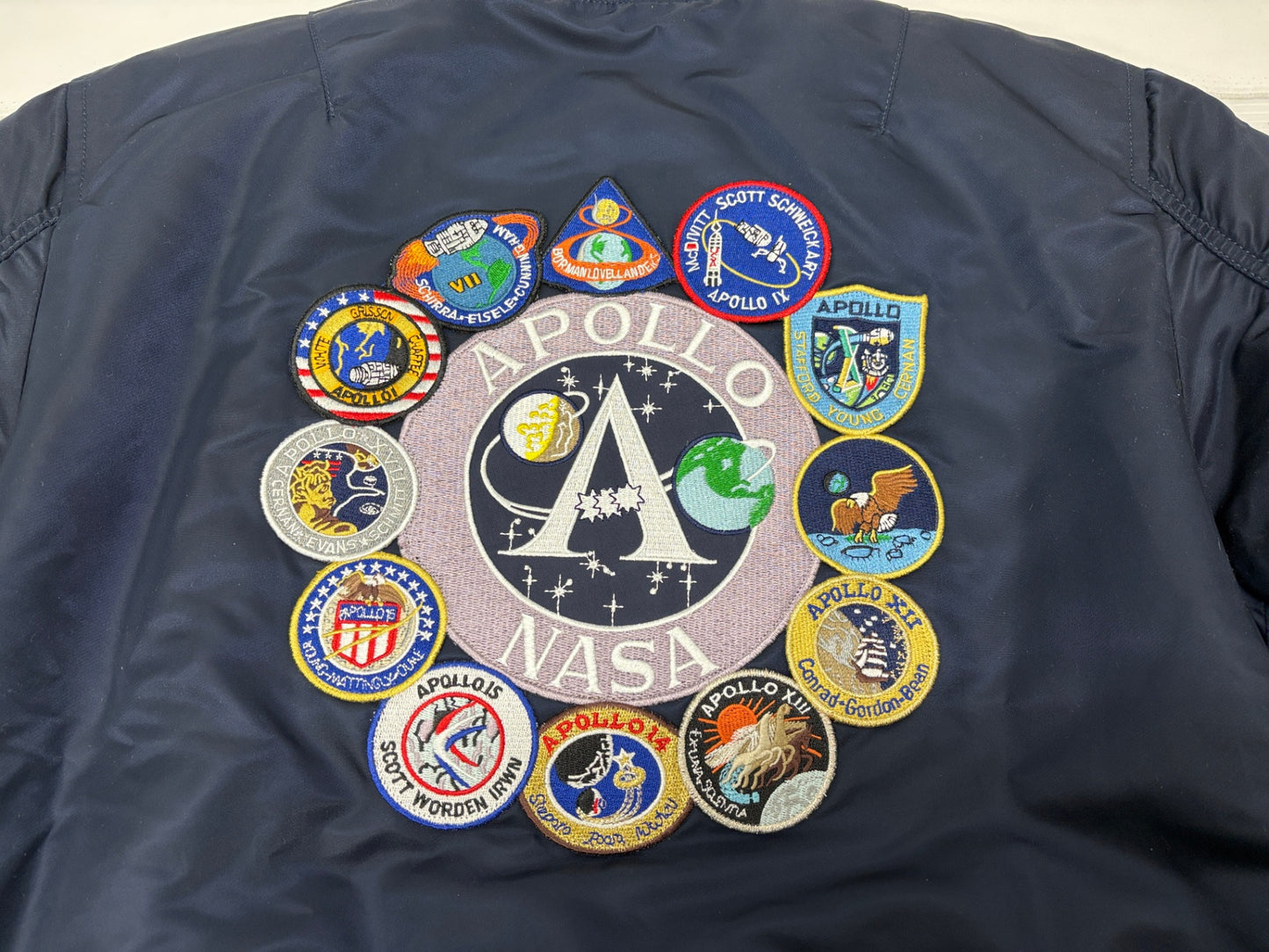 アルファ MA-1 フライトジャケット サイズL TA-0113 NASA APOLLO JAPAN FIT
