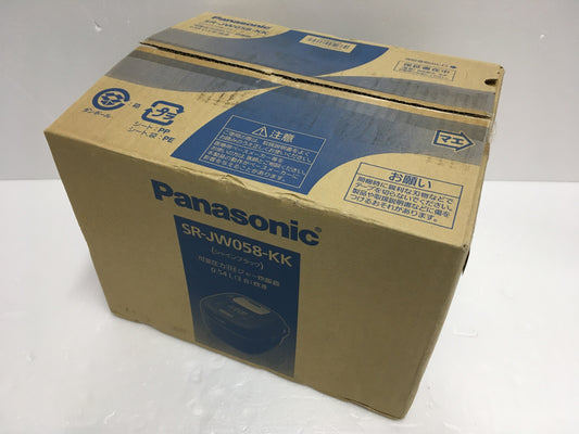 ※送料無料※ Panasonic 可変圧力IHジャー炊飯器 Wおどり炊き SR-JW058-KK シャインブラック 3合炊き 2018年製 未使用 囗G