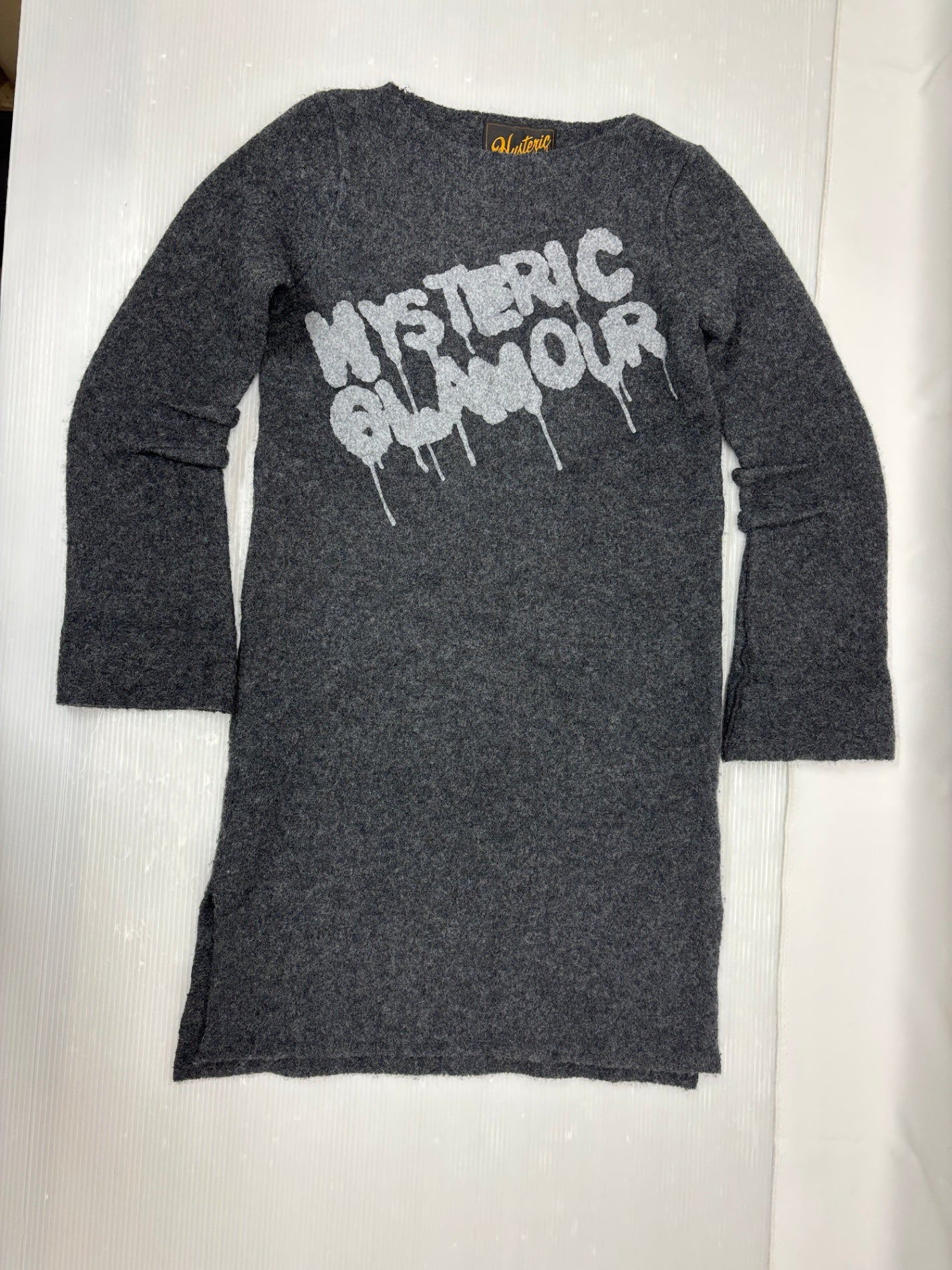 ヒステリックグラマー ニット ワンピース 2N0-0500 前面ロゴ サイズFREE Hysteric Glamour